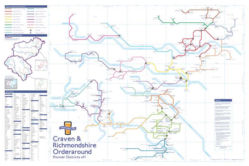 Craven and Richmondshire Map