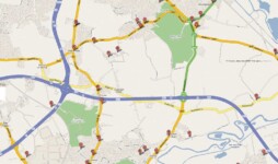 Plotting maps with some help from Google maps.