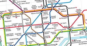The modern London Tube Map